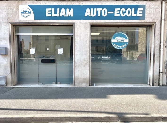 Façade du centre de test psychotechnique AUTO-ECOLE ELIAM à Soissons