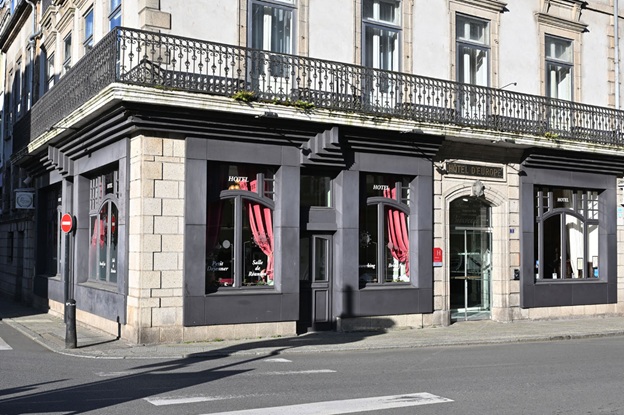 Façade du centre de test psychotechnique Hôtel de l'Europe à Morlaix