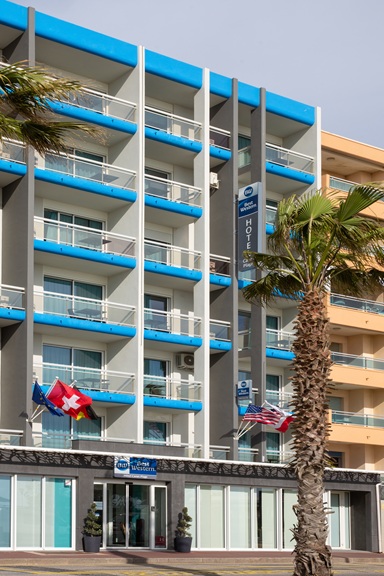 Façade du centre de test psychotechnique Best Western Plus Hôtel Canet Plage à Canet-en-Roussillon