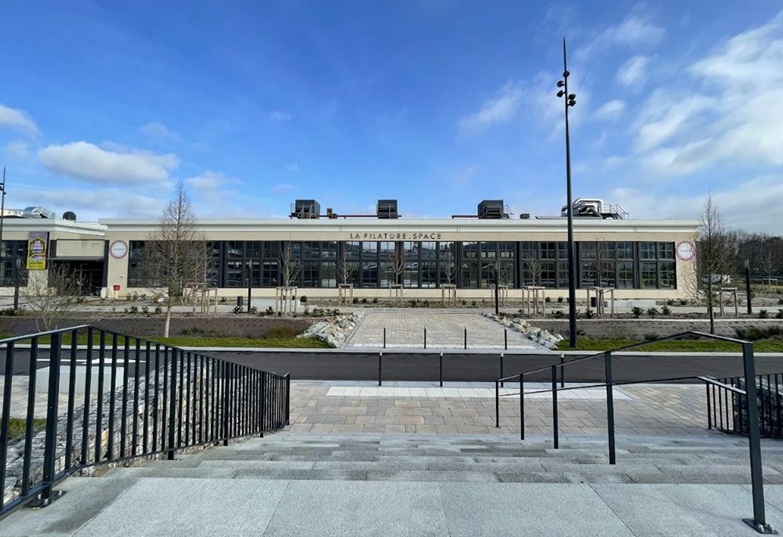 Façade du centre de test psychotechnique La Filature - Coworking in Normandie à Louviers